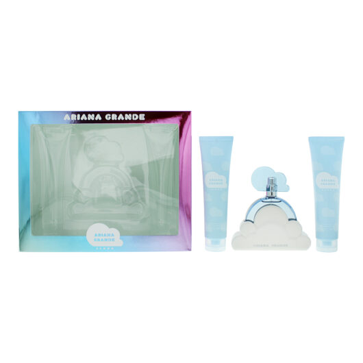 Ariana Grande Cloud 3 Piece Gift Set: Eau De Parfum 100ml - Body Souffle 100ml -