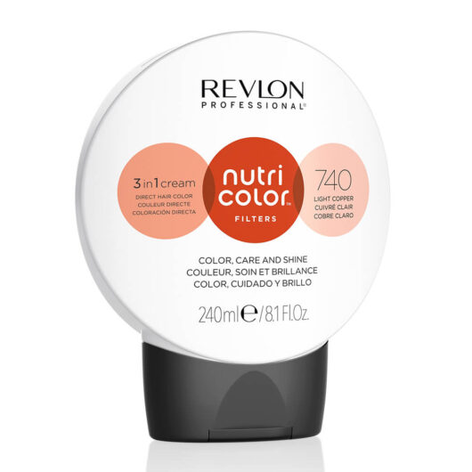 Revlon Nutri Color Filters Direct Semi-Permanent Hair Colour Mask - 740 Light Copper 240ml