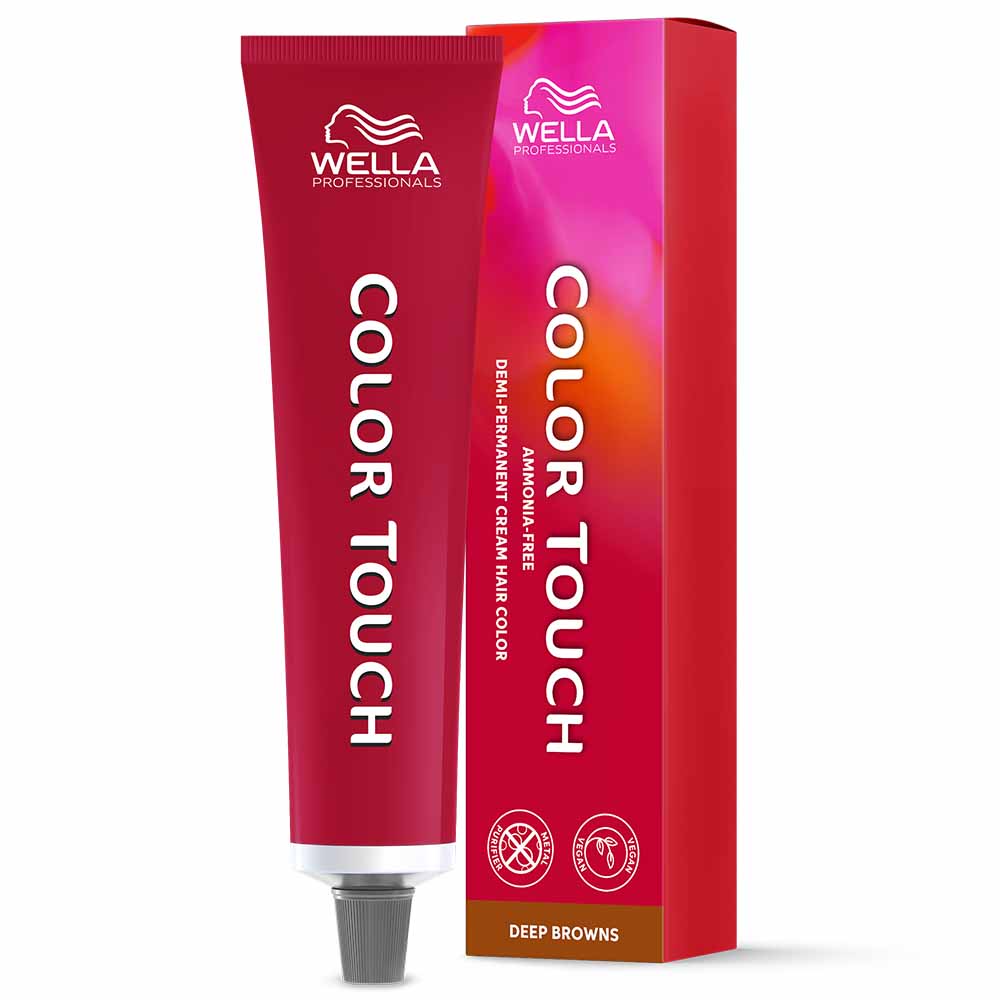 Wella Professionals Color Touch Semi Permanent Hair Colour Dark Blonde Brown Ash 60ml