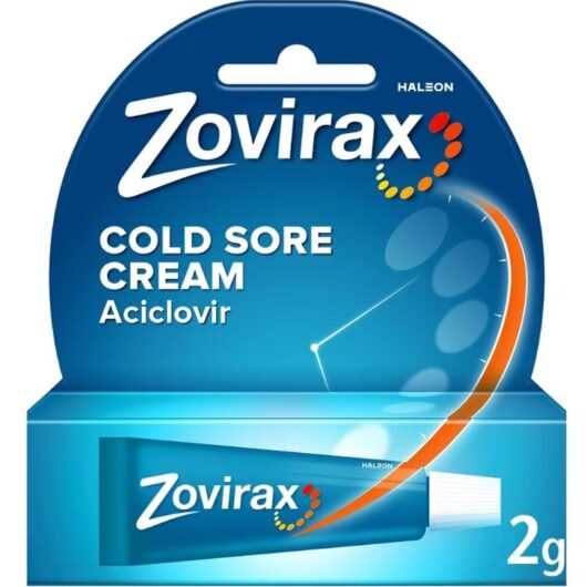 Zovirax Cold Sore Cream Tube x 2g