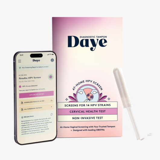 Daye At-Home High-Risk HPV Test Kit Comfortable Cervical Health Screening with Diagnostic Tampon