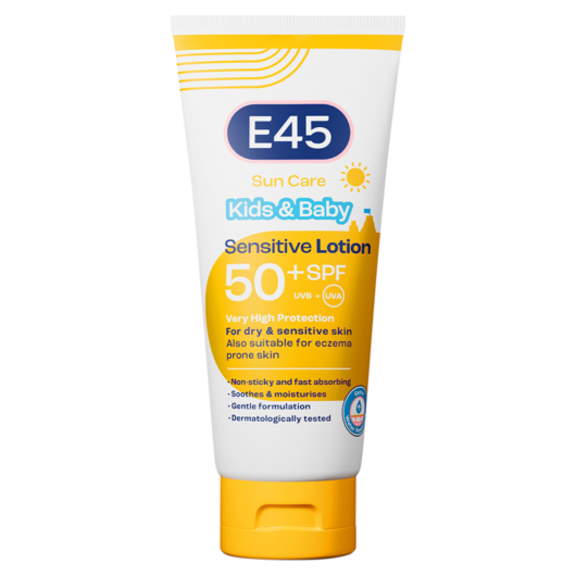 E45 Sun Care Kids & Baby Sensitive Lotion SPF50+ 180ml