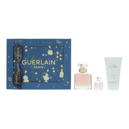 Guerlain Mon Guerlain 3 Piece Gift Set: Eau De Parfum 50ml - Eau De Parfum 5ml