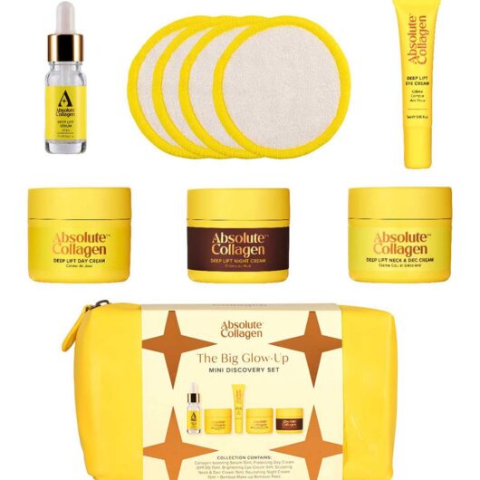 Absolute Collagen The Big Glow-Up Mini Discovery Collection 15Ml Day, Night, N&d Eye10Ml Serum