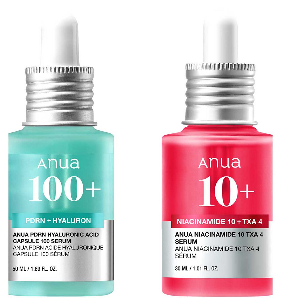 Anua Txa + Niacinamide And Pdrn Hyaluronic Acid Serum Bundle