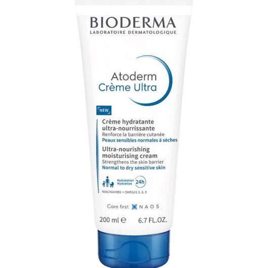 Bioderma Atoderm Cream Ultra Moisturiser For Dry Skin200 ml, 200ml