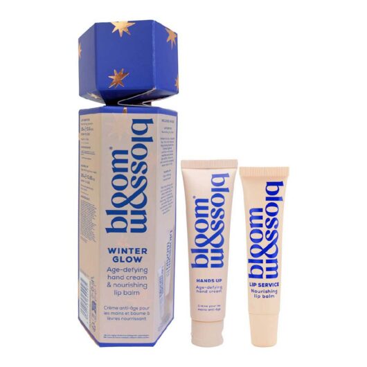 Bloom And Blossom Winter Glow Age-Defying Hand Cream & Nourishing Lip Balm Cracker