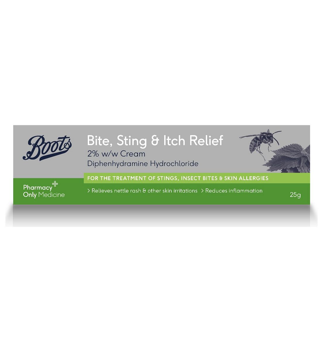 Boots Bite, Sting & Itch Relief 2% W/w Cream - 25G