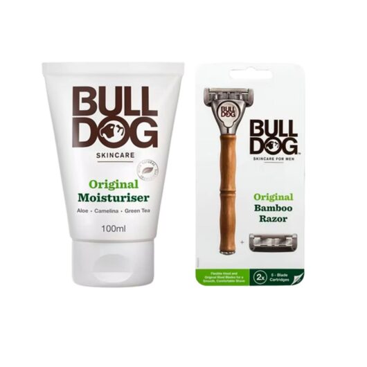 Bulldog Skincare Bundle - Original Moisturiser & Bambo Razor