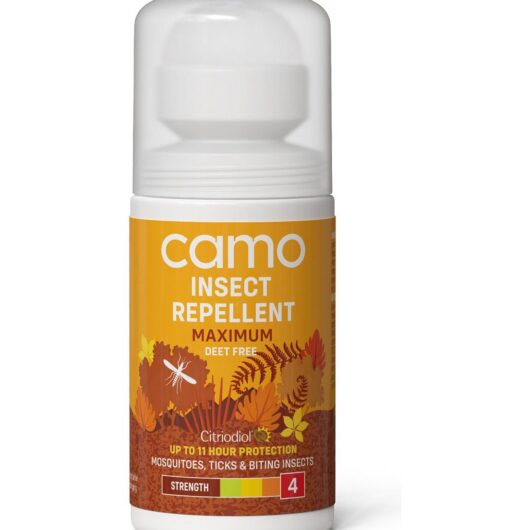 Camo Insect Repellent, Maximum Protection, All Destinations, Powerful, Precise Application, Roll On, 11 Hours Protection - 50ml