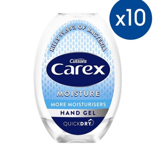 Carex Moisture Hand Gel 50Ml Bundle X10