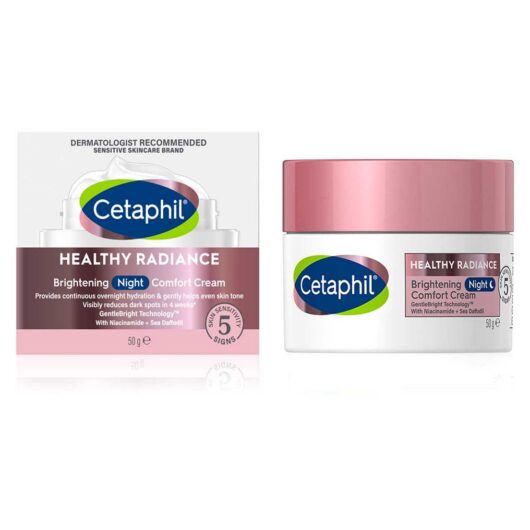 Cetaphil Healthy Radiance Brightening Night Comfort Cream With Niacinamide 50g