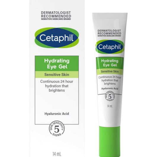 Cetaphil Hydrating Eye Gel With Hyaluronic Acid For Sensitive Skin, Reduces Dark Circles 14ml