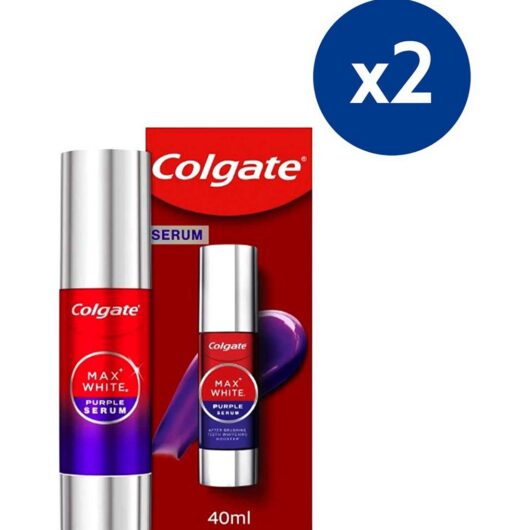 Colgate Max White Purple Serum Duo Bundle