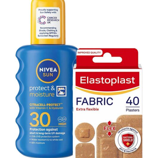 Elastoplast Plasters & Nivea Holiday Bundle