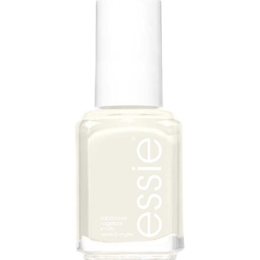 Essie Nail Polish 8 Limo Scene Warm White Cream Nude Colour, Original High Shine And Coverage 13.5 ml, 5ml