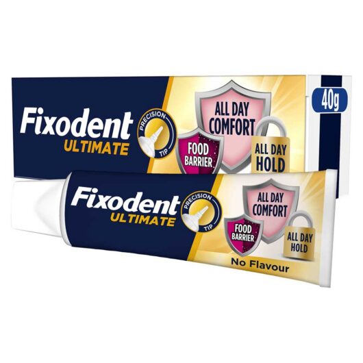 Fixodent Ultimate Denture Adhesive Flavour Free 40g
