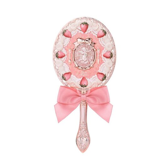 Flower Knows Strawberry Cupid Collection Hand Mirror Milky Pink