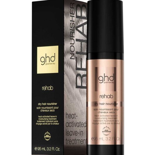 GHD Rehab Dry Hair Nourisher, Heat-Activated Leave-In Moisturising Treatment 95ml