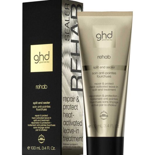 GHD Rehab Split End Sealer, Heat-Activated Leave-In Treatment To Repair & Protect - 100ml