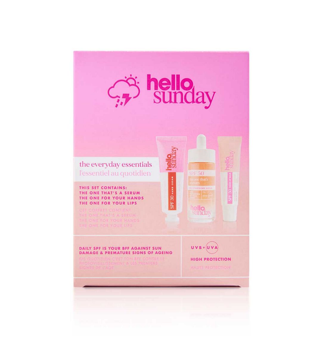 Hello Sunday Spf The Everyday Essentials Bestsellers Kit