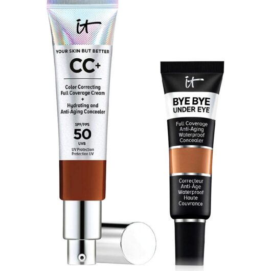 IT Cosmetics Your Skin But Better Cc+ Cream - Deep & Bye Under Eye Concealer
