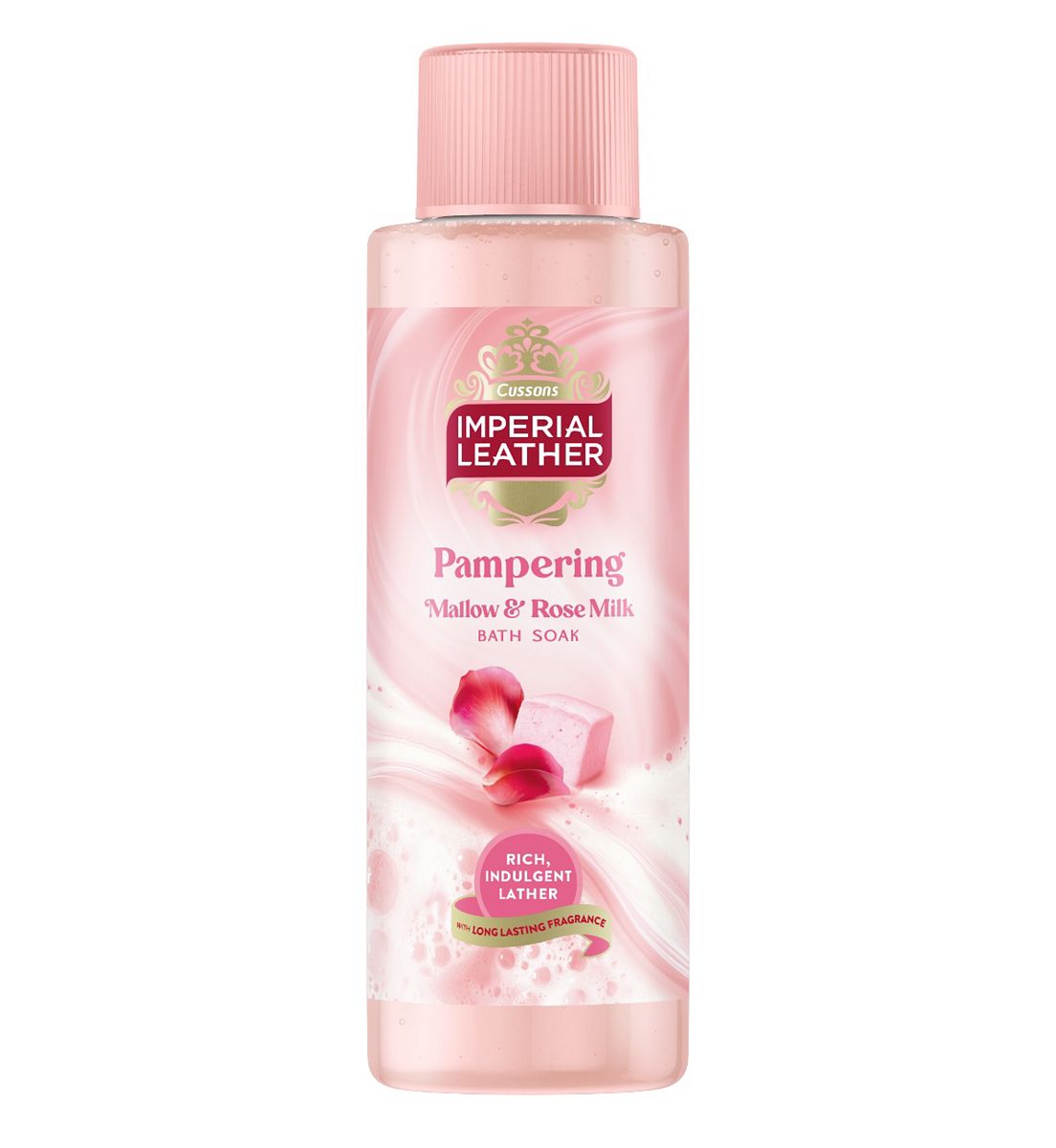 Imperial Leather Pampering Bath Soak Mallow And Rose Milk 500ml