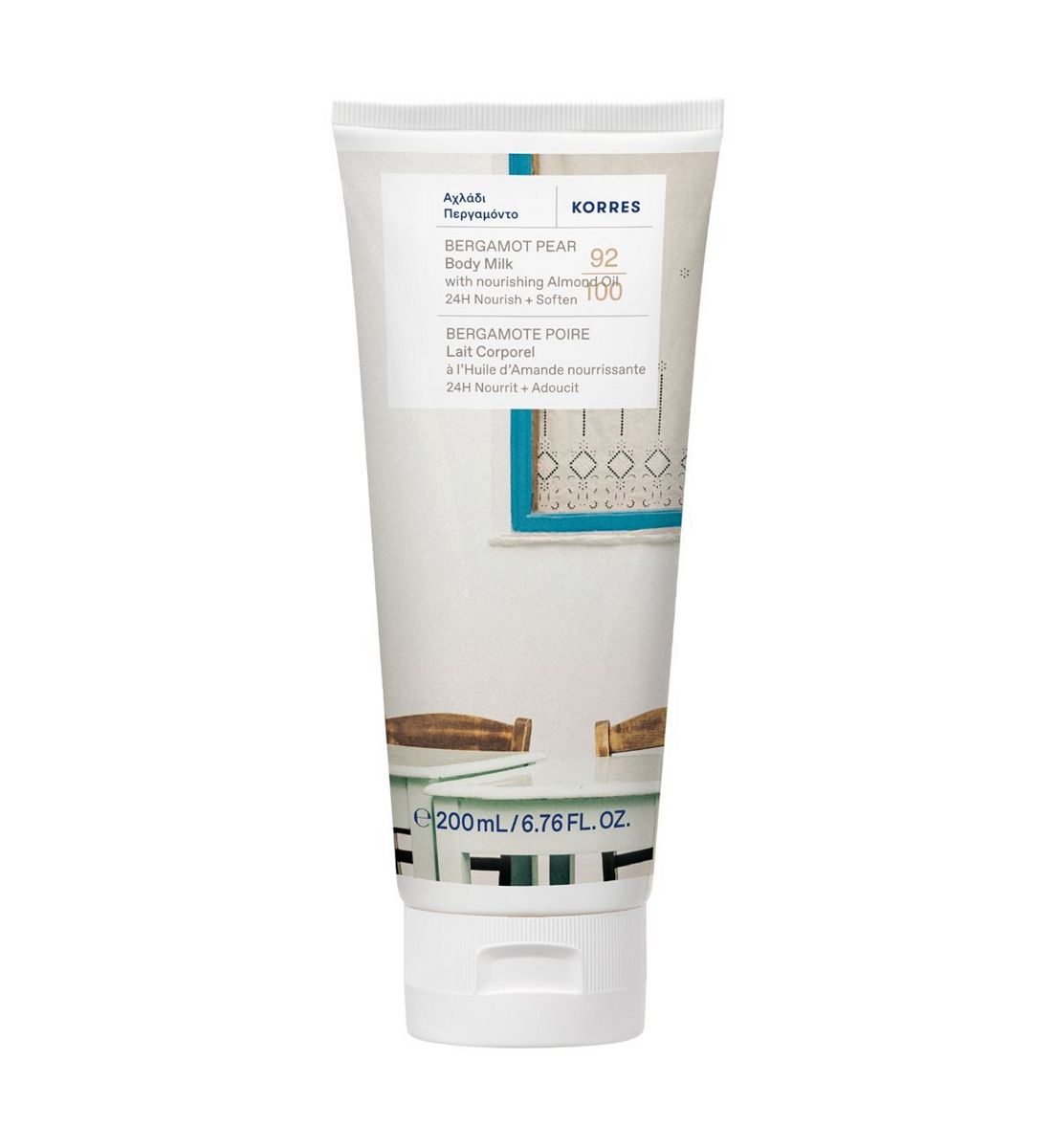 Korres Bergamot Pear Body Milk200 ml, 200ml