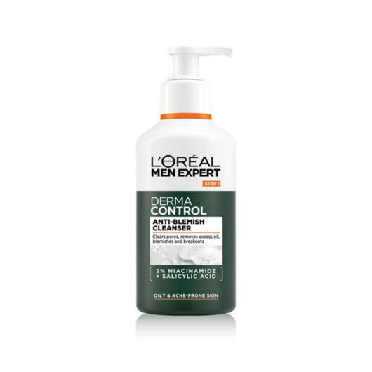 L'Oreal Men Expert L'oréal Men Expert Derma Control Cleansing Gel For Oily & Blemish-Prone Skin, 260ml
