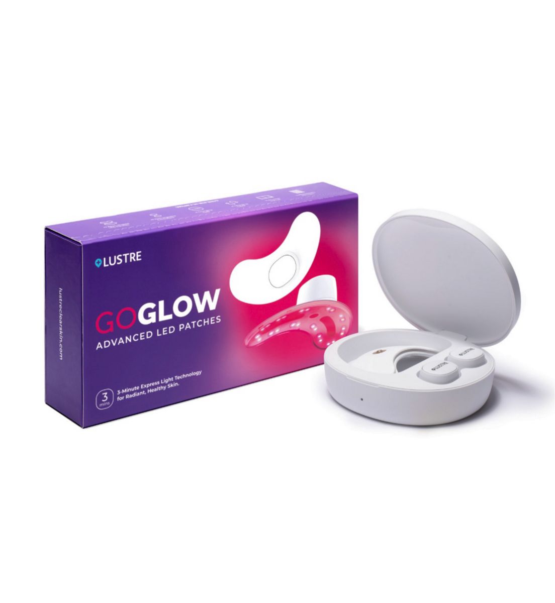 LUSTRE Goglow Advanced Under-Eye Brightening Depuffing Wireless Led Patches