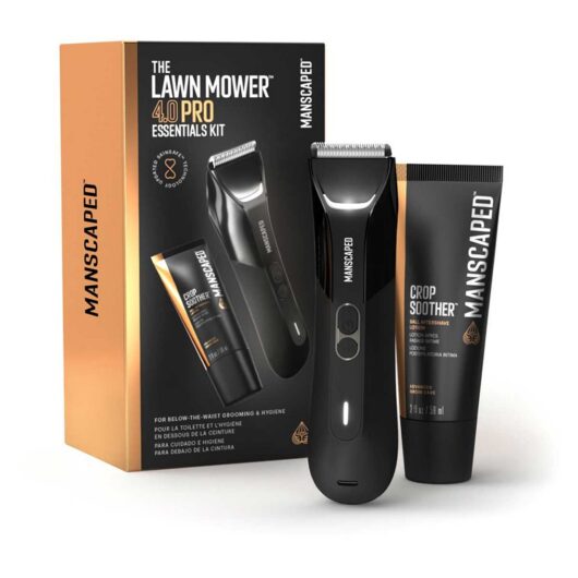 Manscaped The Lawn Mower 4.0 Pro Essentials Kit, Electric Body Hair Trimmer Shaving Set