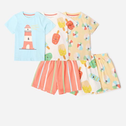 Maybe Junior 3 Pack Shortie Pyjama Set 1.5-2 Years, 1.5 - 2 Years