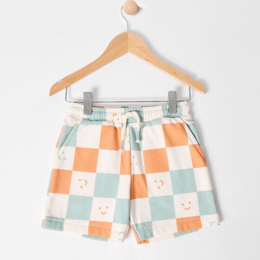 Maybe Junior Aop Checkerboard Short 5-6 Years, 5 - 6 Years
