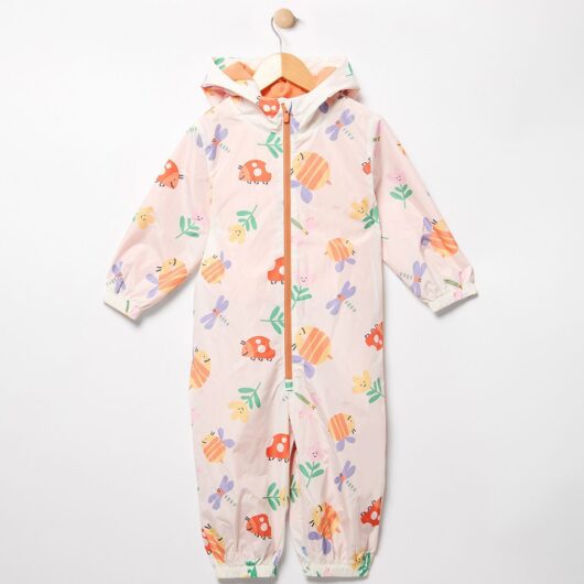 Maybe Junior Lightweight Floral Puddlesuit 5-6 Years, 5 - 6 Years