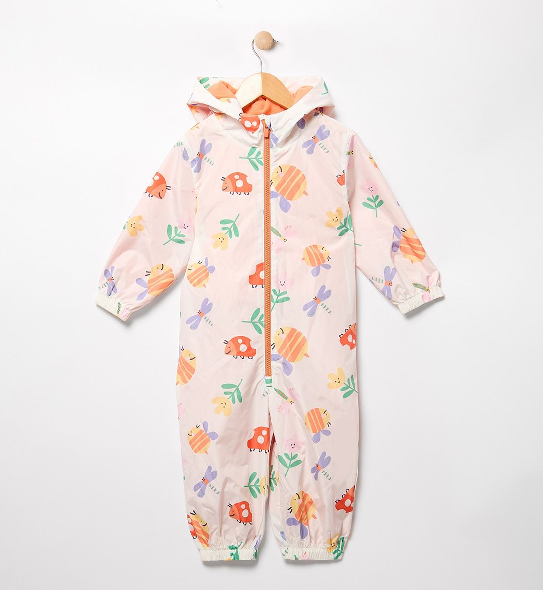 Maybe Junior Lightweight Floral Puddlesuit 5-6 Years, 5 - 6 Years