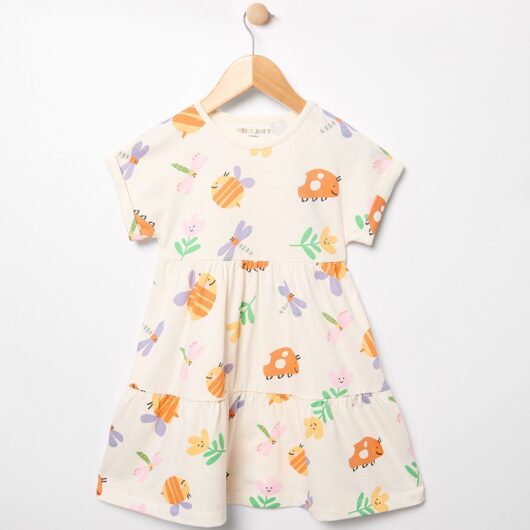 Maybe Junior Tiered Short-Sleeve Floral Print Dress 1.5-2 Years, 1.5 - 2 Years