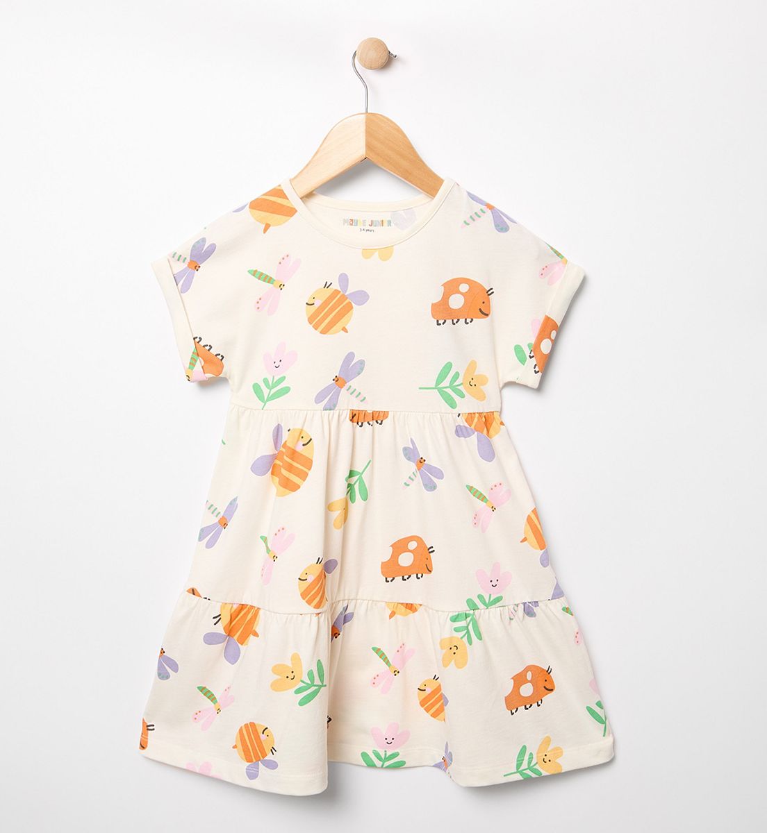 Maybe Junior Tiered Short-Sleeve Floral Print Dress 1.5-2 Years, 1.5 - 2 Years