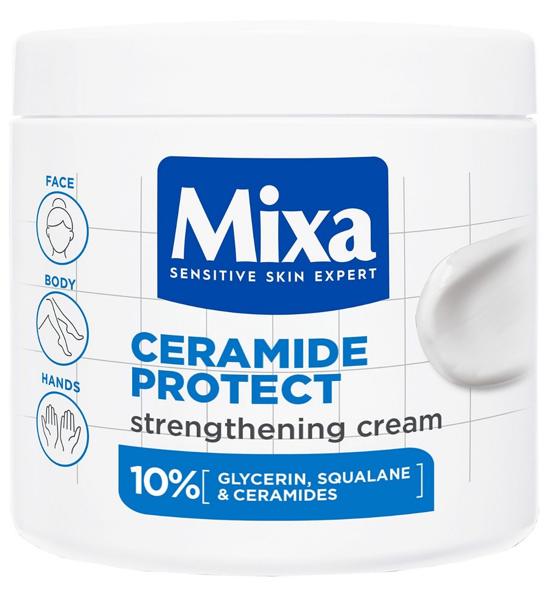 Mixa Body Cream, Ceramide Protect Strengthening 400ml