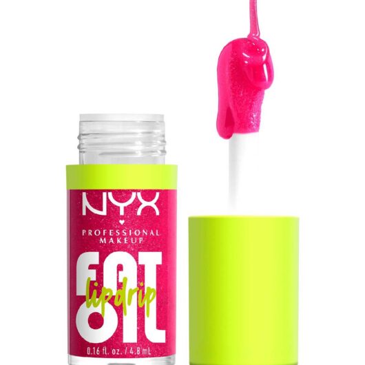 NYX Professional Makeup Lip Gloss, Fat Oil Drip, Splash Of Cream, 4.8ml