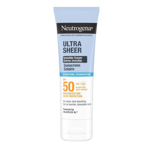 Neutrogena Ultra Sheer Invisible Cream Sunscreen Hydration Spf50 50ml
