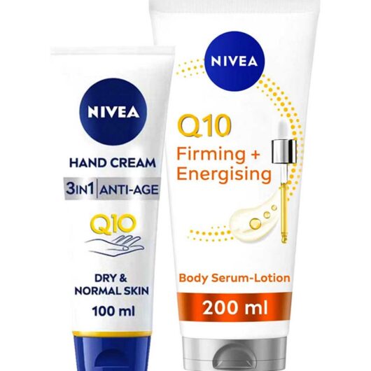 Nivea Body Serum & Anti Aging Hand Bundle