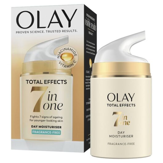 Olay Total Effects Anti-Ageing 7In1 Fragrance Free Moisturiser 50ml