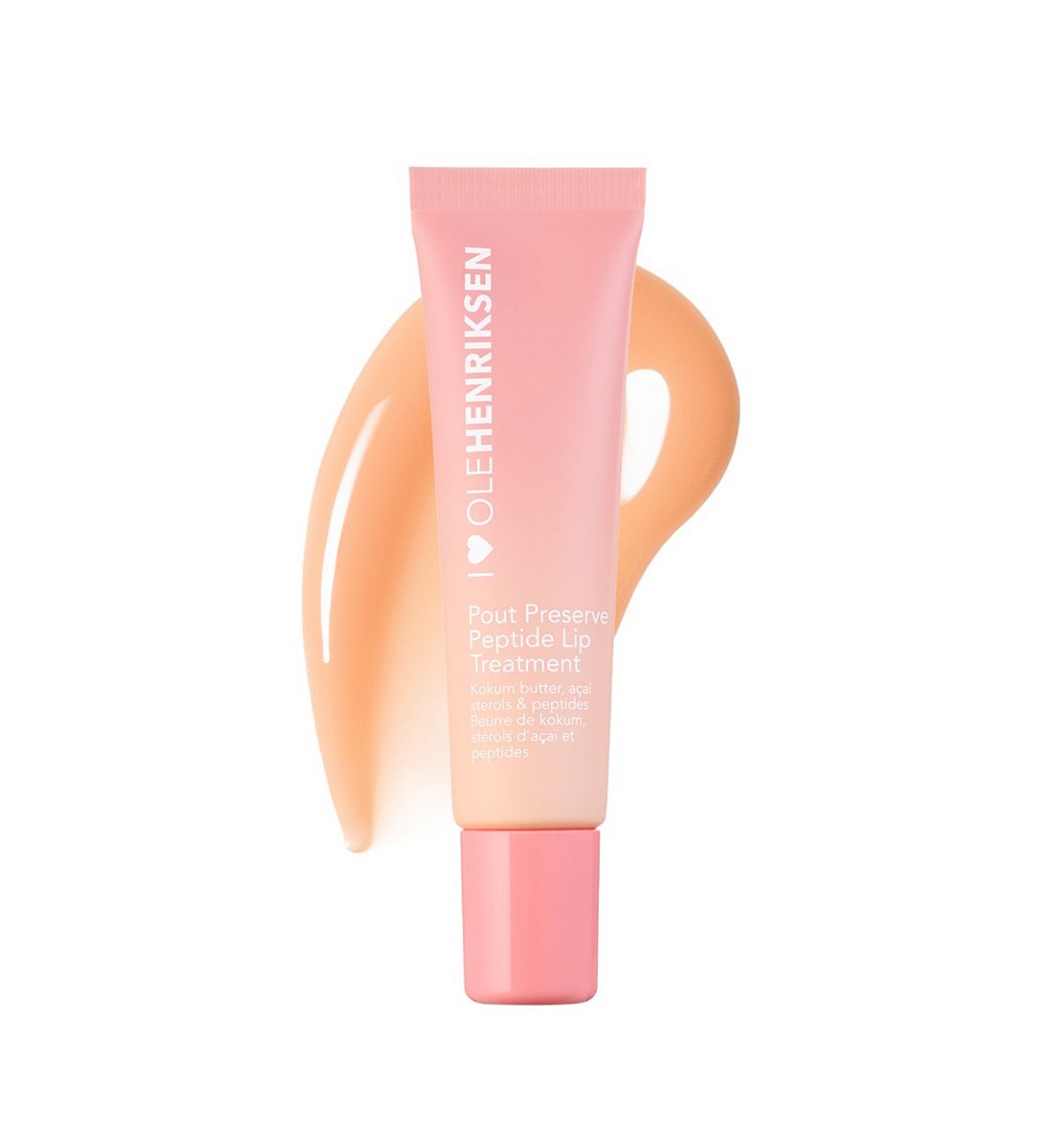 Ole Henriksen Pout Preserve Hydrating Peptide Lip Treatment Peach Glaze 12ml
