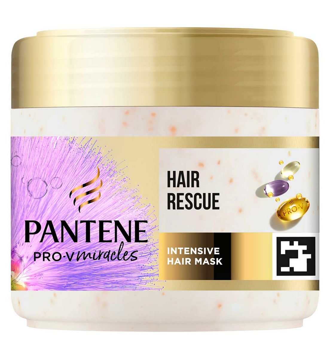 Pantene Silky & Glowing Hair Rescue Mask With Biotin Keratin Reconstruct 300ml