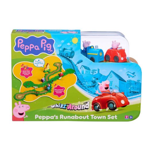 Peppa Pig Character Options Whizz Around Runabout Town Set