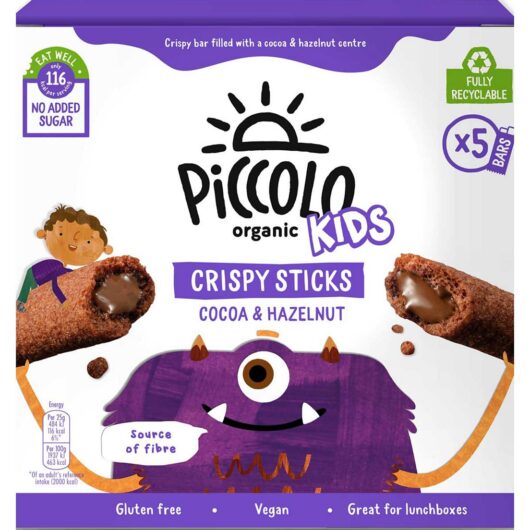Piccolo Kids Cocoa & Hazelnut Crispy Sticks 3+