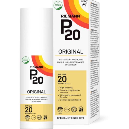 Riemann P20 Original Spf20 Sun Cream Spray 100ml