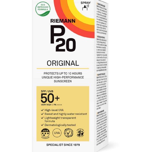 Riemann P20 Original Spf50+ Sun Cream Spray200 ml, 200ml