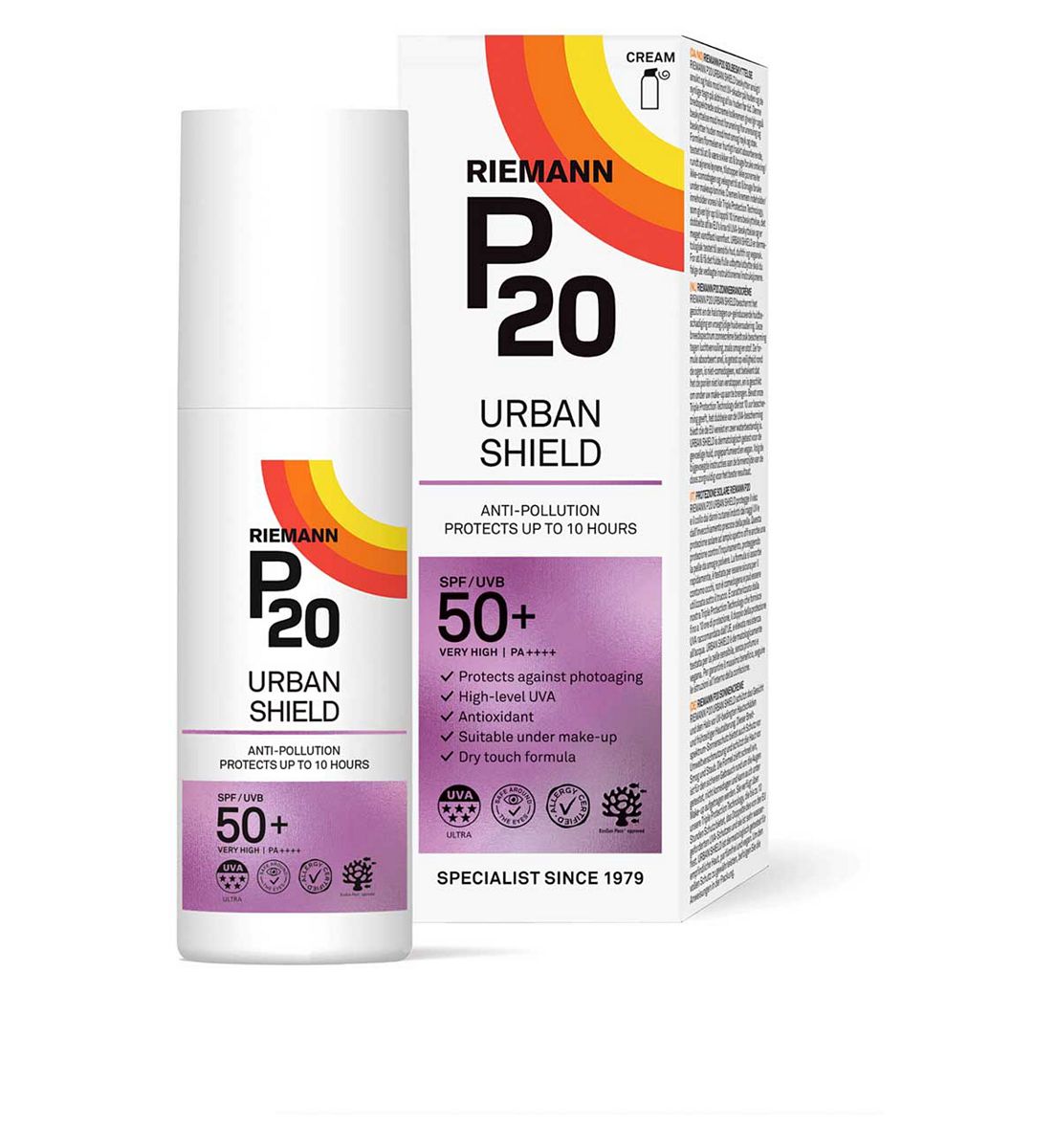 Riemann P20 Urban Shield Face Spf50+ Sun Cream 50g