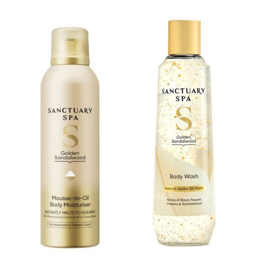 Sanctuary Spa Golden Sandalwood Skin Duo